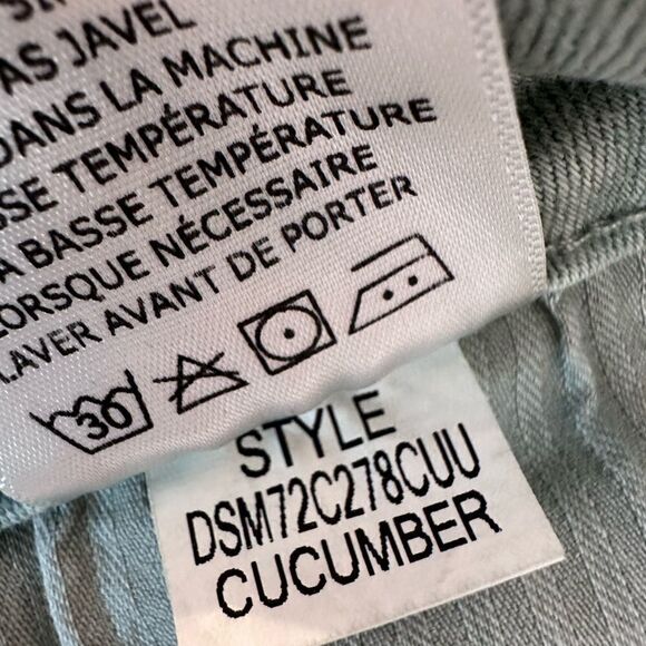 DEAR JOHN DENIM JULIAN HIGH RISE SHORTS CUCUMBER SIZE 30 - Picture 11 of 13